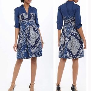 Anthropologie bandana dress